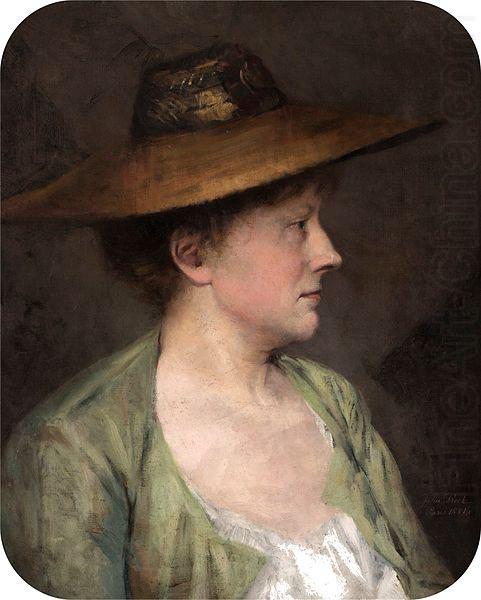 Portrait of a woman, Julia Beck